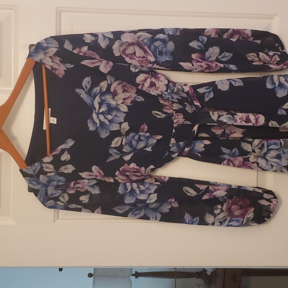 Floral midi dress